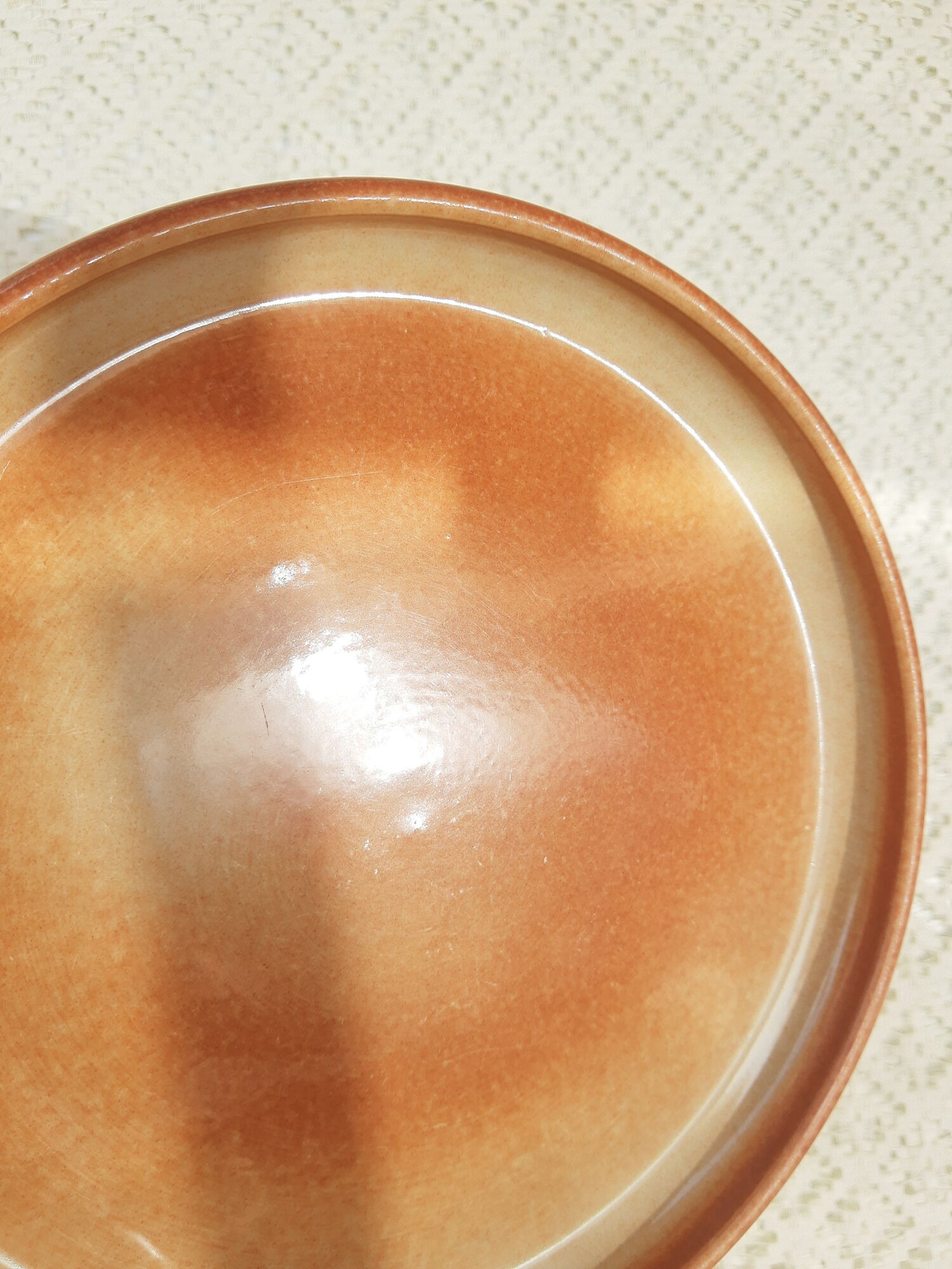 Set of 6 dessert plates in Montgolfier France vintage manufacture