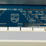 Philips radio station all transistor radio compass vintage