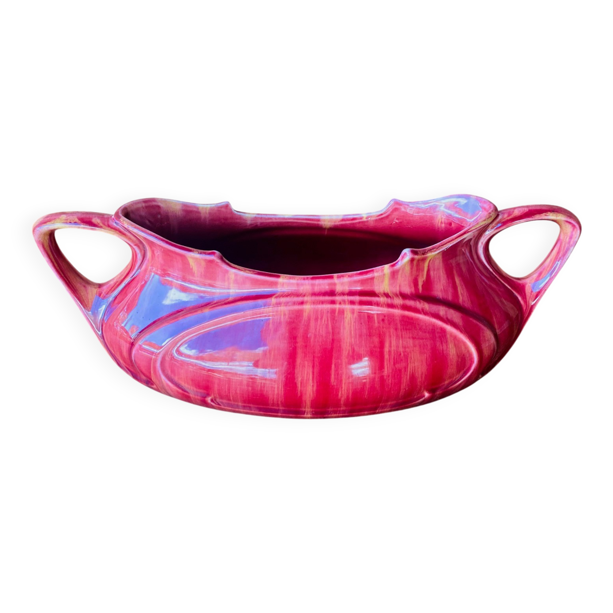 Antique ceramic jardinière from the North Art Deco.