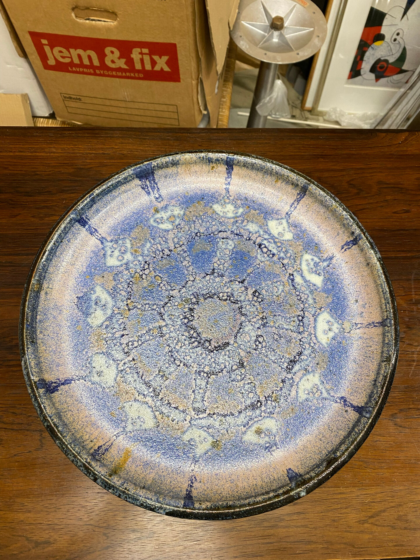 Vintage Bornholm Stoneware Plate
