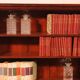 19th Century Mahogany Open Bookcase - England