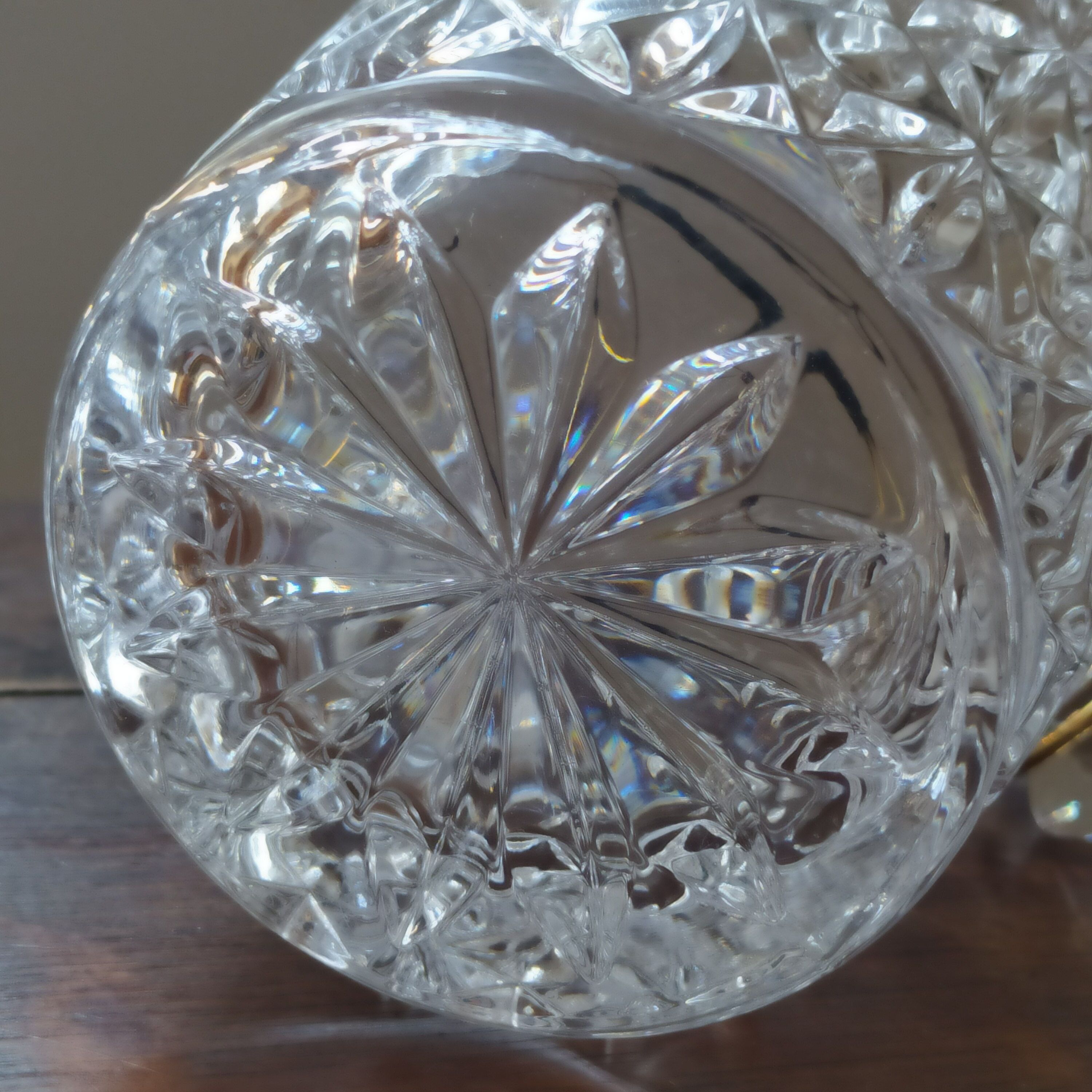 Crystal ice bucket 1950/1960