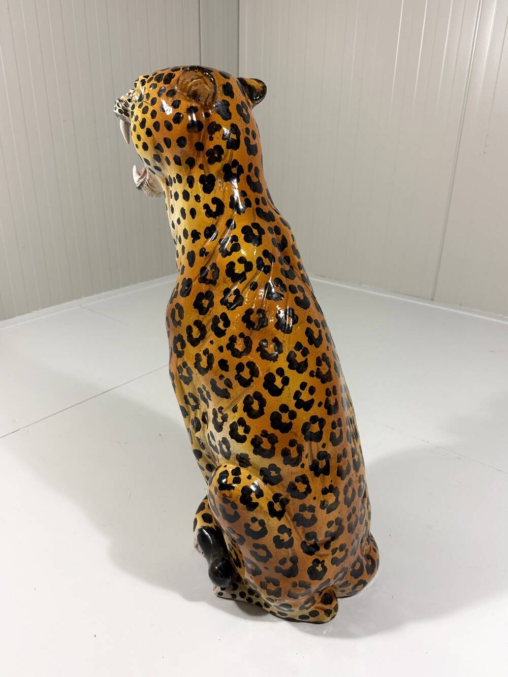 Large Italian ceramic leopard 1970’s