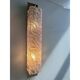 Pair of Luxury Gold Wall Sconces with Ametista “Graniglia” Murano Glass