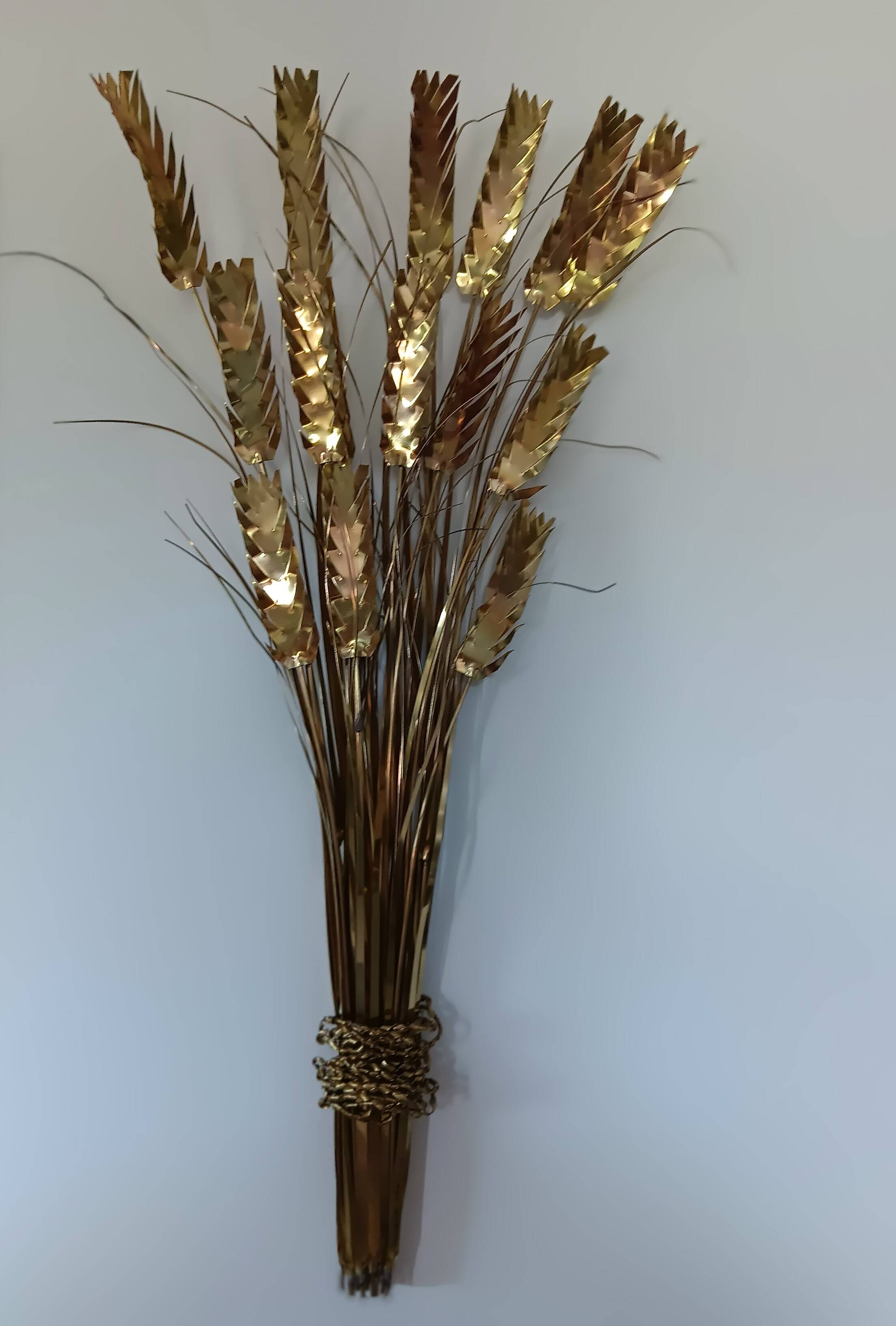 Brass wall sculpture by Daniel D'Haeseleer
