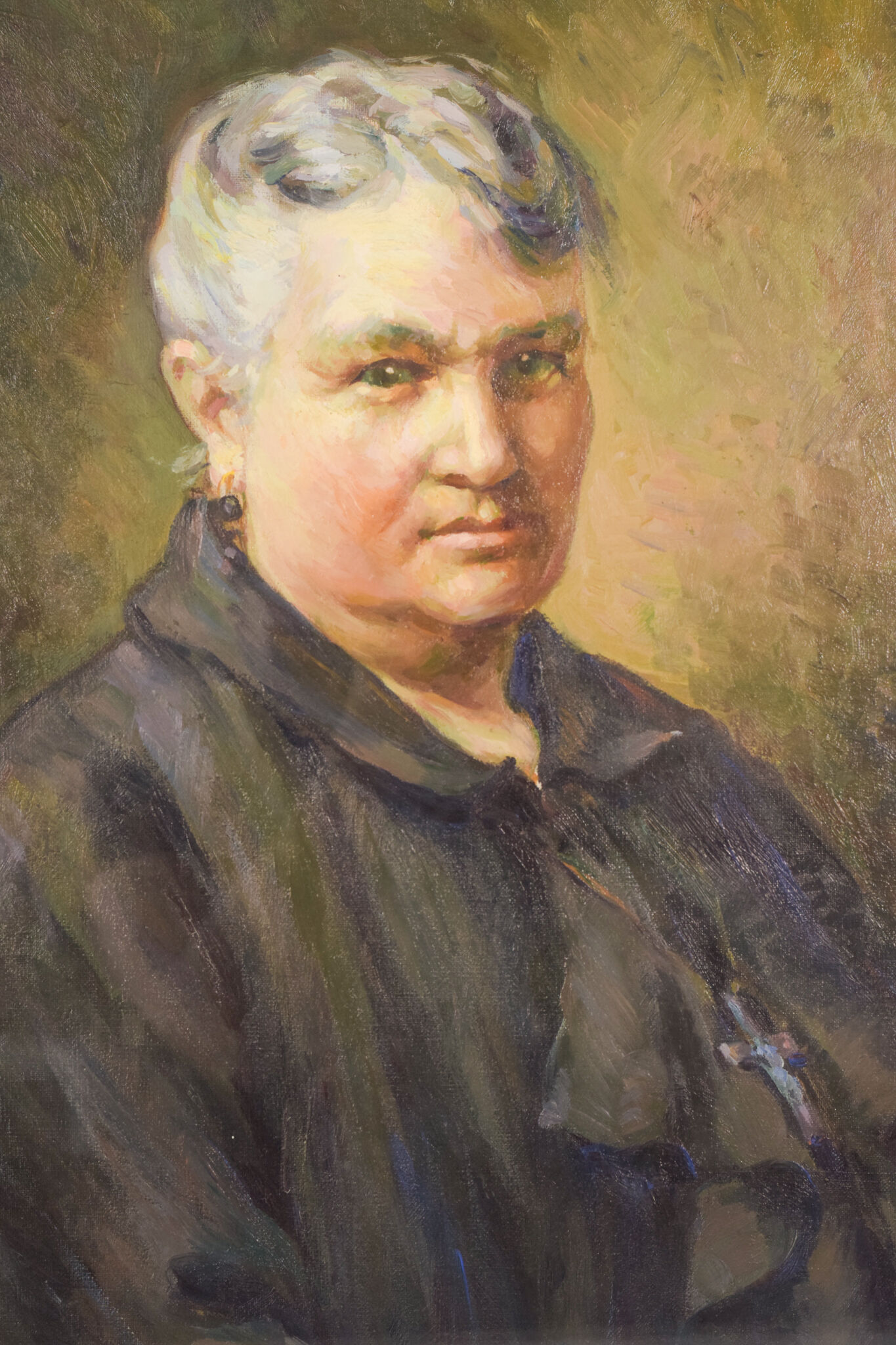 Portrait of a lady - oil on canvas