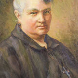 Portrait d’une dame - huile sur toile