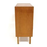 Scandinavian oak chest of drawers, bedside table, Sweden, 1970