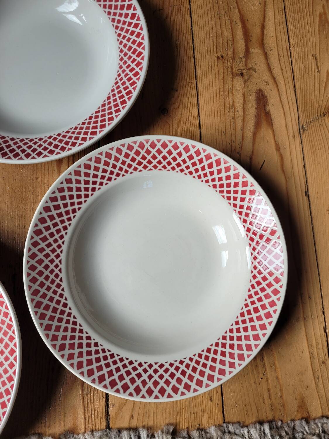 Five soup plates FB85 Badonviller