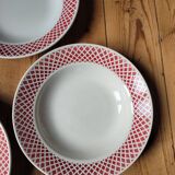 Five soup plates FB85 Badonviller
