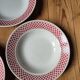 Five soup plates FB85 Badonviller