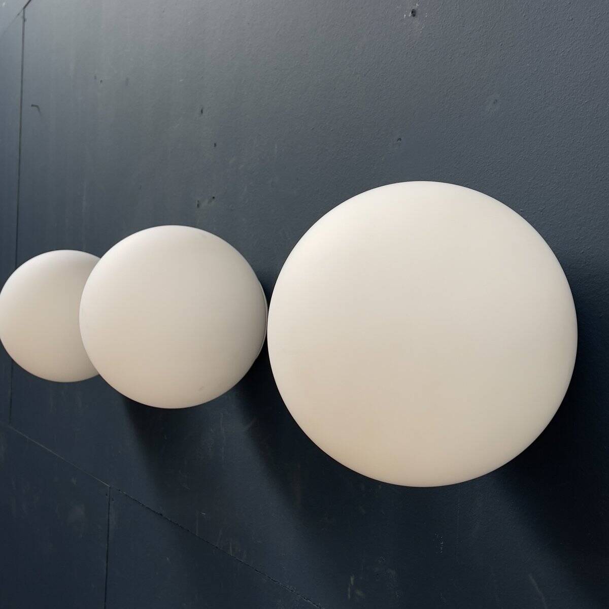 Castore Ball Sconces by Lucchi Michele, Set of 3