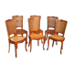 Set of 6 chairs canned