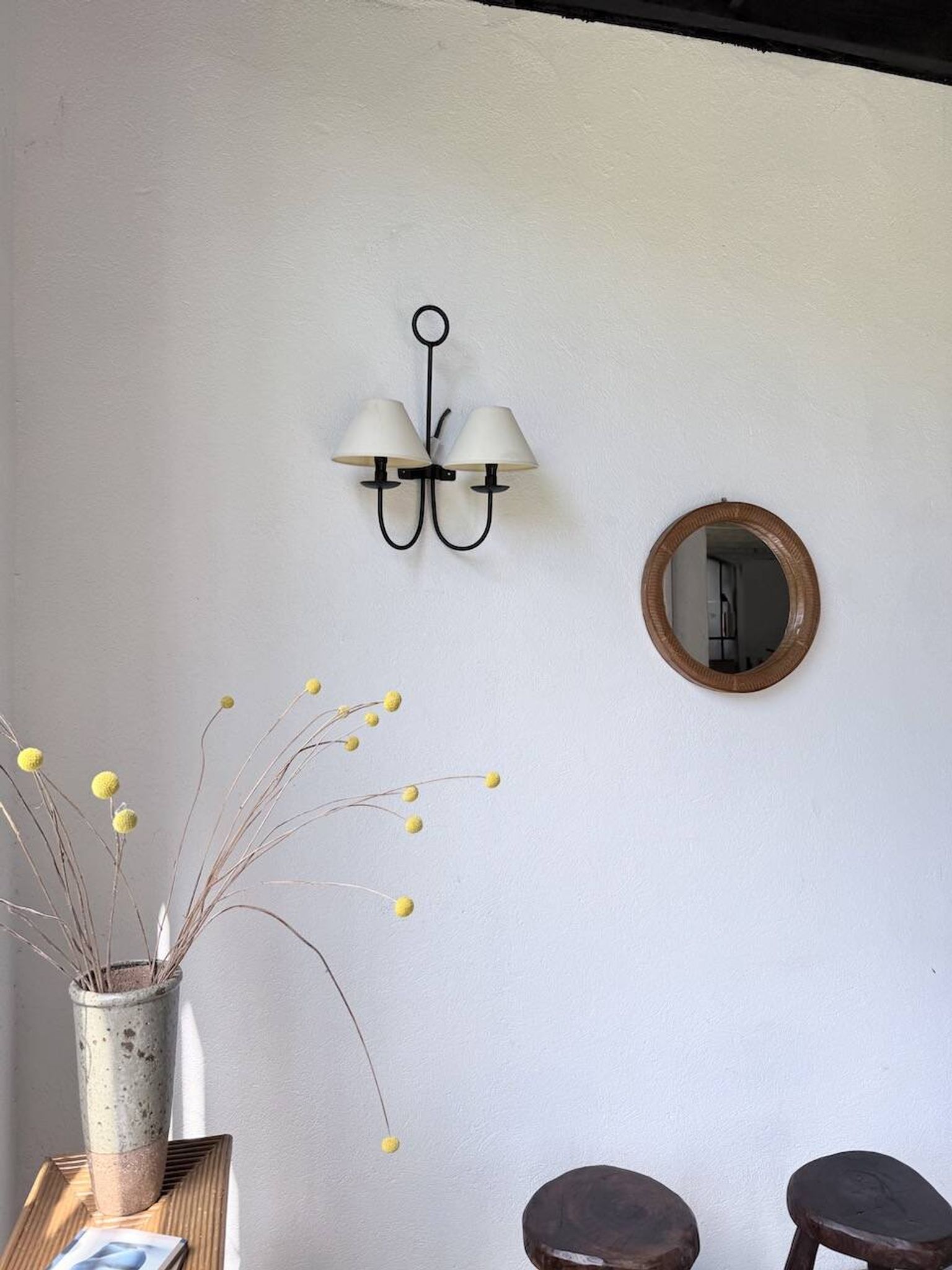 Applique double feux royère