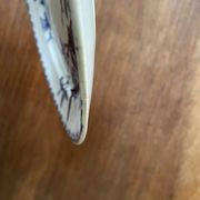Flat plates Sarreguemines Iron Earth model Blue favorite