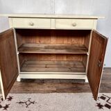 Parisian buffet white white patina