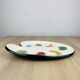 Ceramic cheese platter by Elchinger, 1950s, palette.