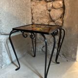 Vintage table 70 ceramic vallauris signed la grange