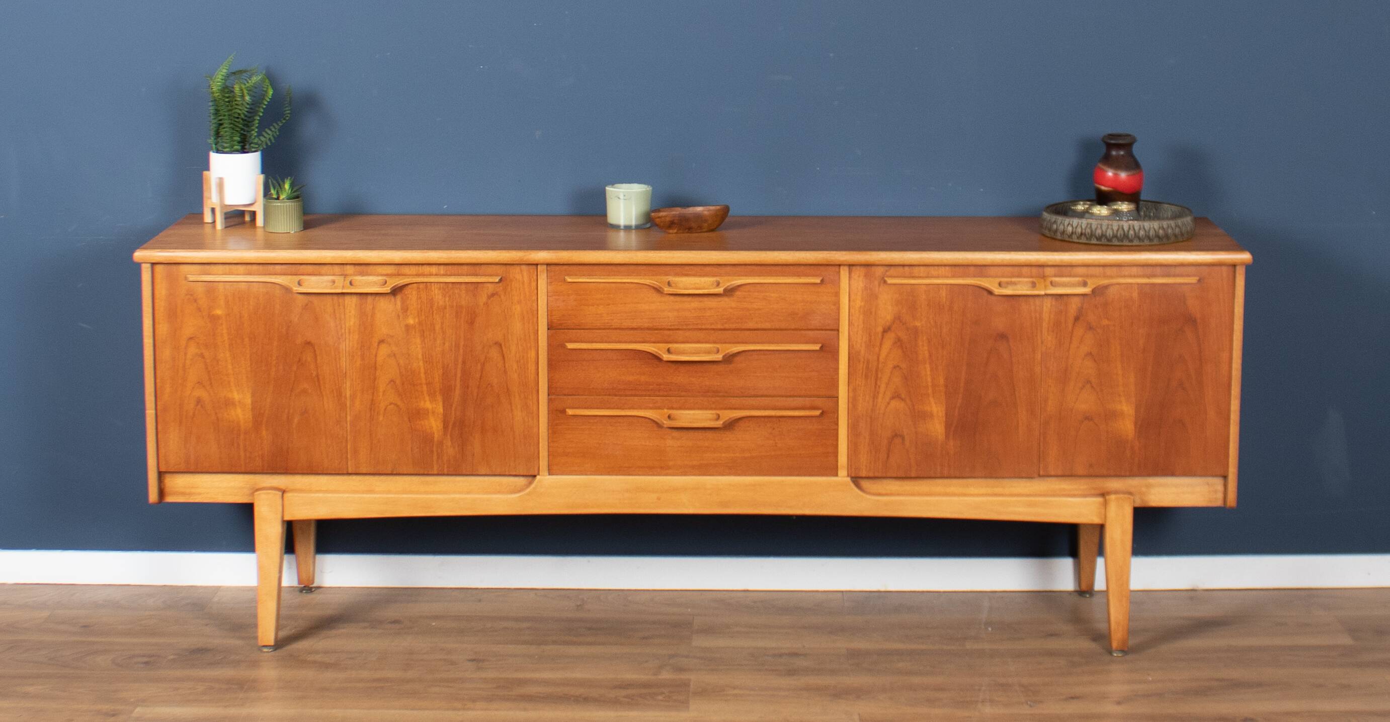 Long 1960s Teak Jentiuqe Mid Century Sideboard