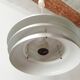 Scandinavian brushed steel hnaging 1960 vintage