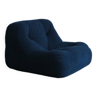 Chaffeuse kali bleu par Michel Ducaroy pour Ligne Roset