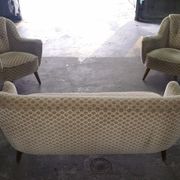 Set couch sofa + 2 chairs 50s 60s vintage