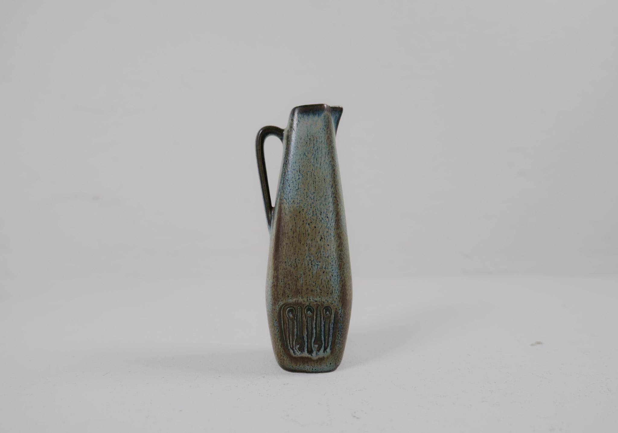 Mid-Century Modern Ensemble of 3 Ceramic Pieces Sweden 1950 Rörstrand Gunnar Nylund