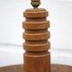 wooden lamp, vintage wooden lamp base, table lamp, living room lamp, bedside lamp