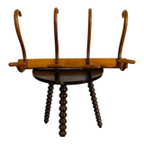 Wall-mounted coat rack 4 hooks