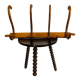 Wall-mounted coat rack 4 hooks