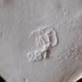 Antique stoup, Sèvres porcelain, 19th century, signed MF