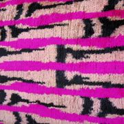 Matching silk ikat velvet pillows