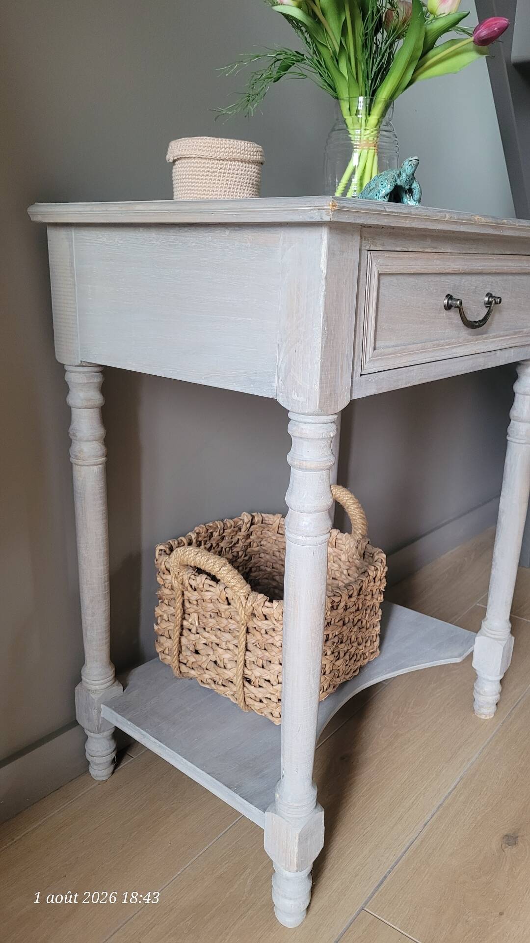 Meuble d'appoint, console en bois