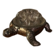 Pique fleurs tortue en métal