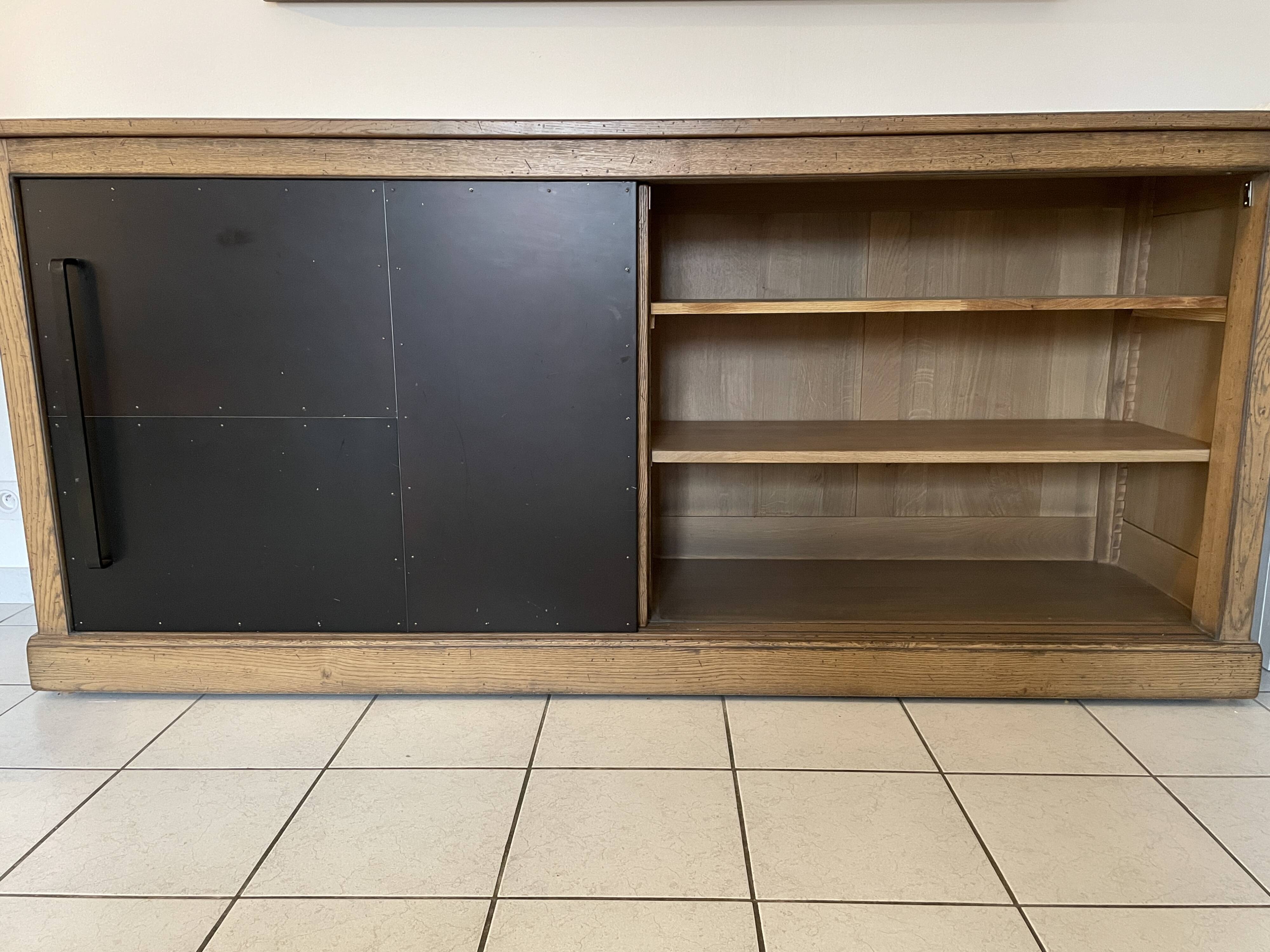 Solid oak foreman's buffet