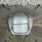 Grey shell chair Pierre Guariche for Meurop 1960s