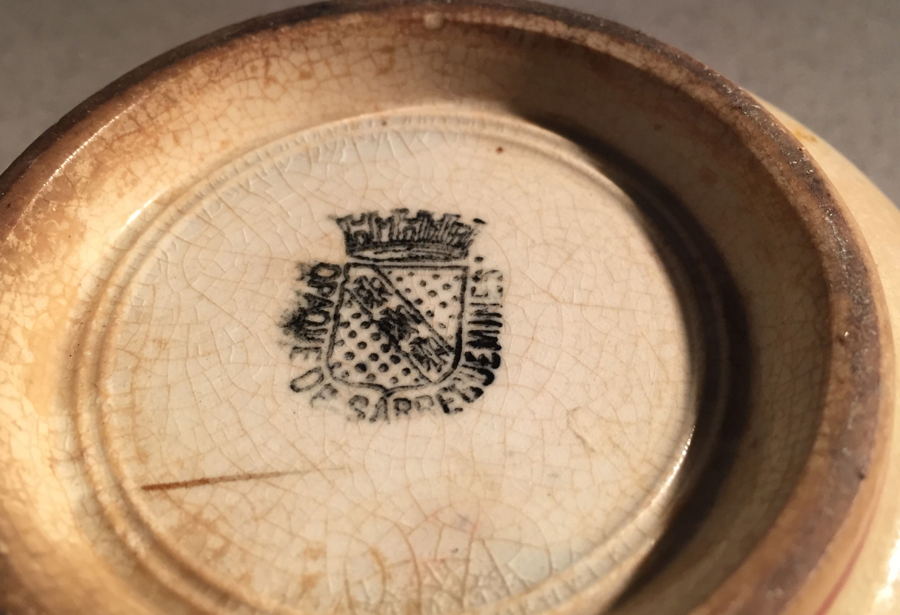 Bowl in Sarreguemines late nineteenth century