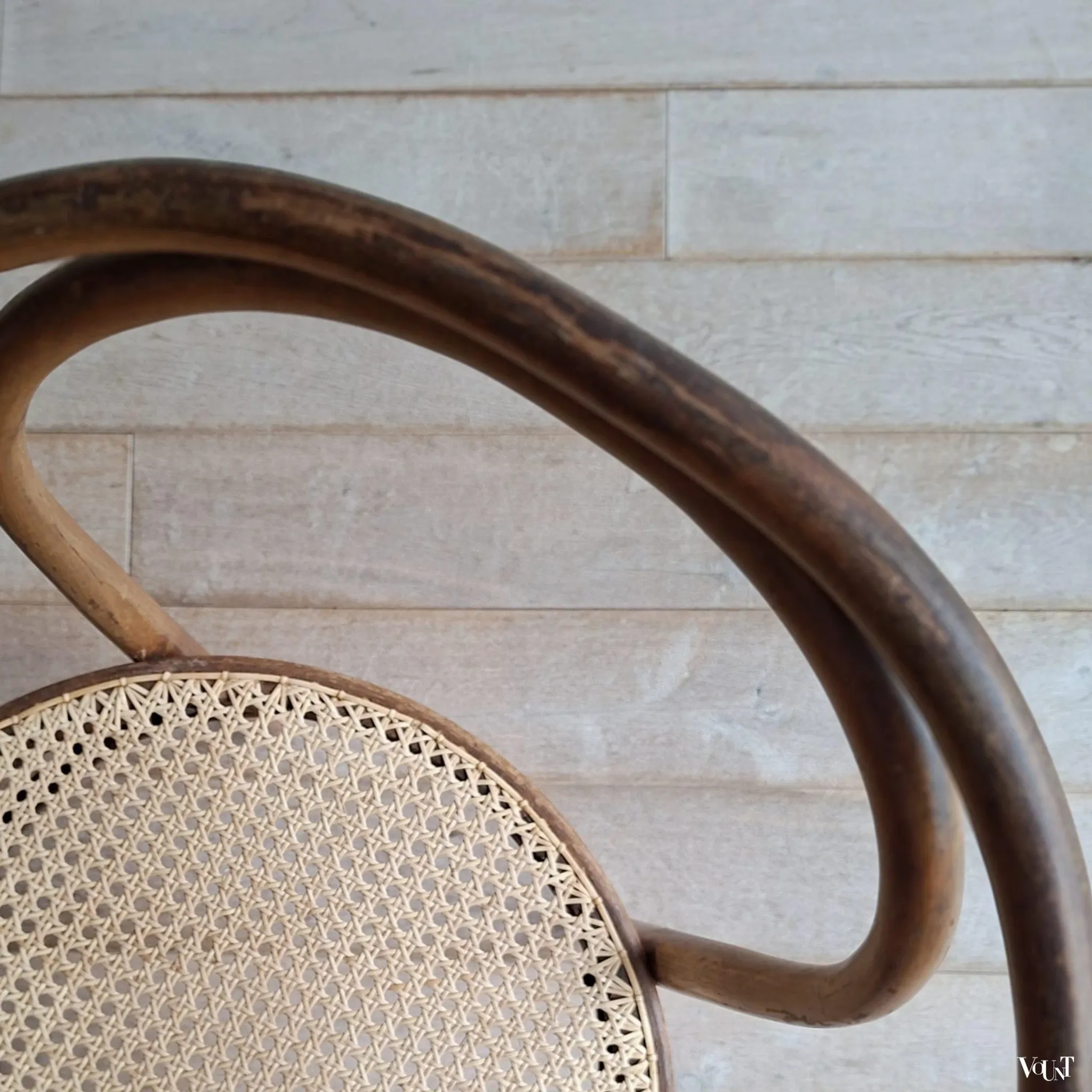 Ensemble de 4 chaises brunes 209, Ligna, années 1970