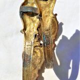 Old curtain kiss in gilded bronze