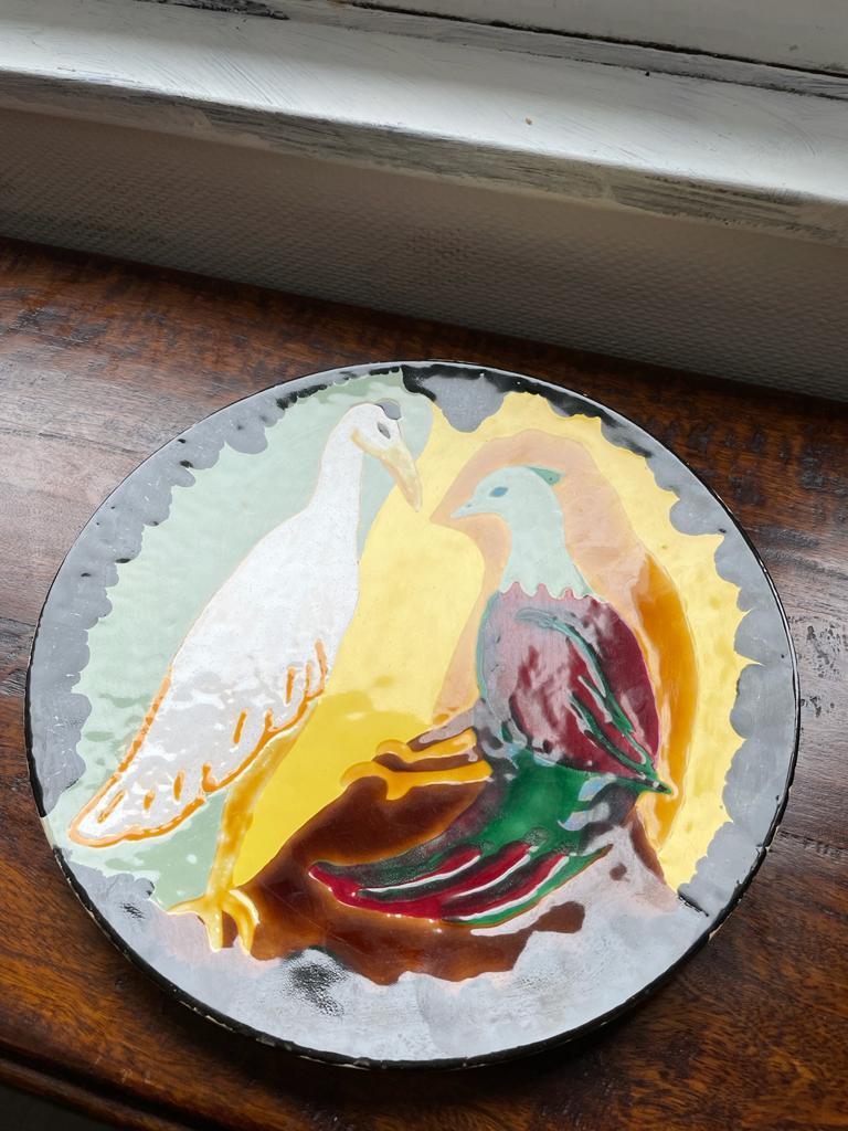 Plate / ceramic dish of parthenay