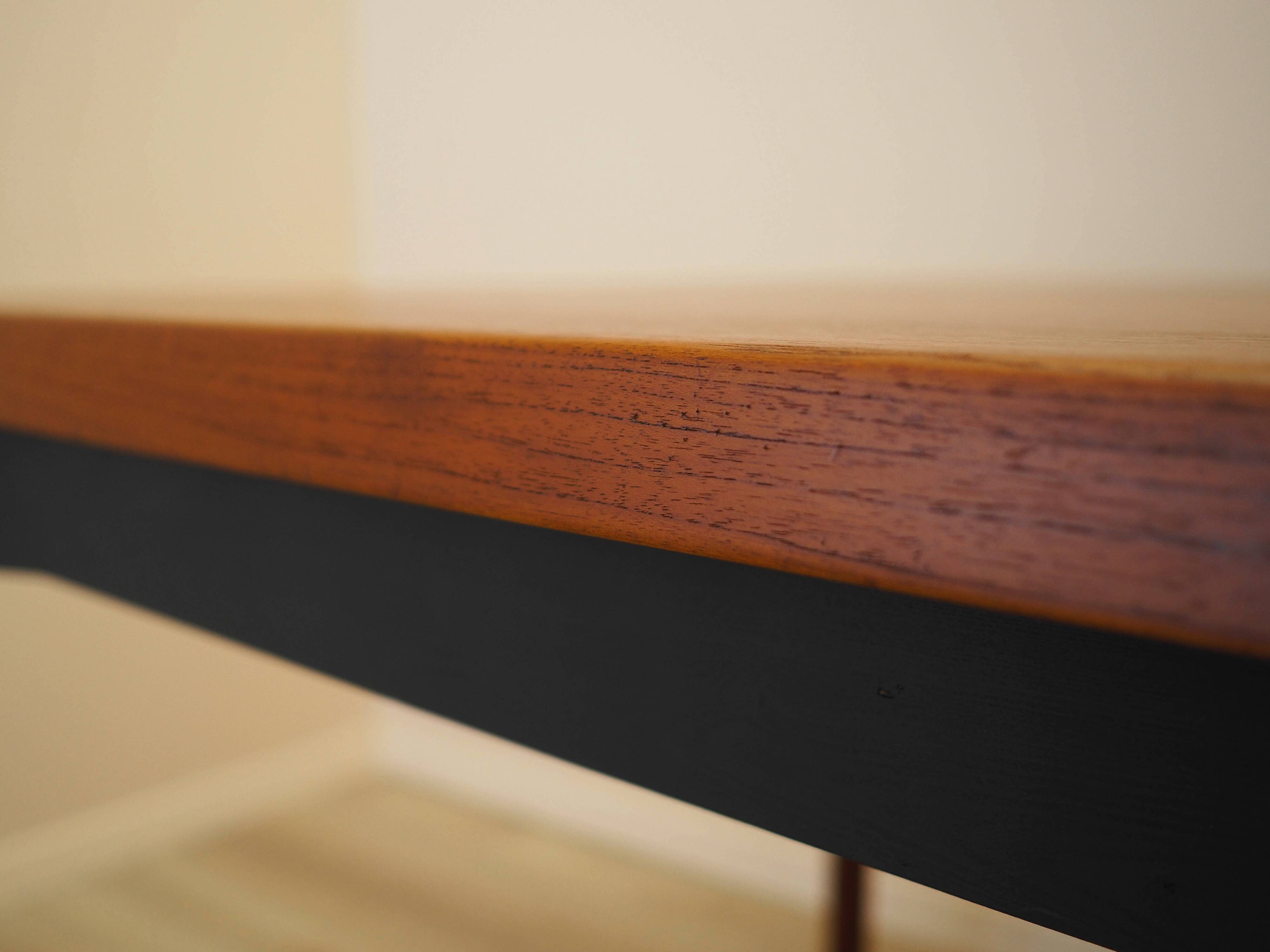 Teak extending dining table Henning Kjærnulf, Vejle, 1960s