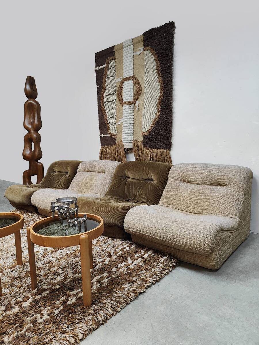 Rare vintage Dutch design modular sofa 'Patate' Artifort