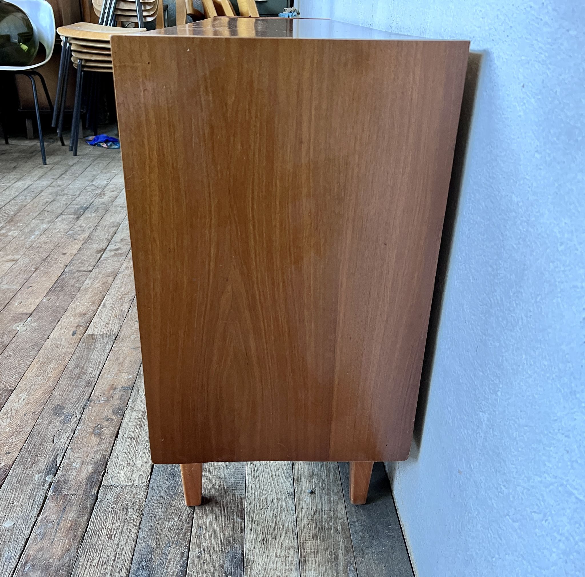 Vintage teak row from the 1960s