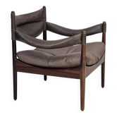 1970s, Danish design by Kristian Vedel, armchair model "Modus".