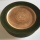 Set de 8 assiettes plates en grès 1970 St Clément bois de rondin de ferme