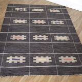 Tapis vintage suedois en laine "Rolakan" 1960