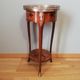 Pedestal table or harness in rosewood marquetry Louis XV style