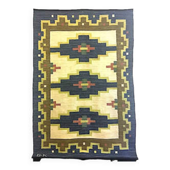 Tapis laine Suède années 50-60