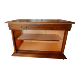 Oak shelving unit