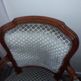 Louis XV-style armchair pair